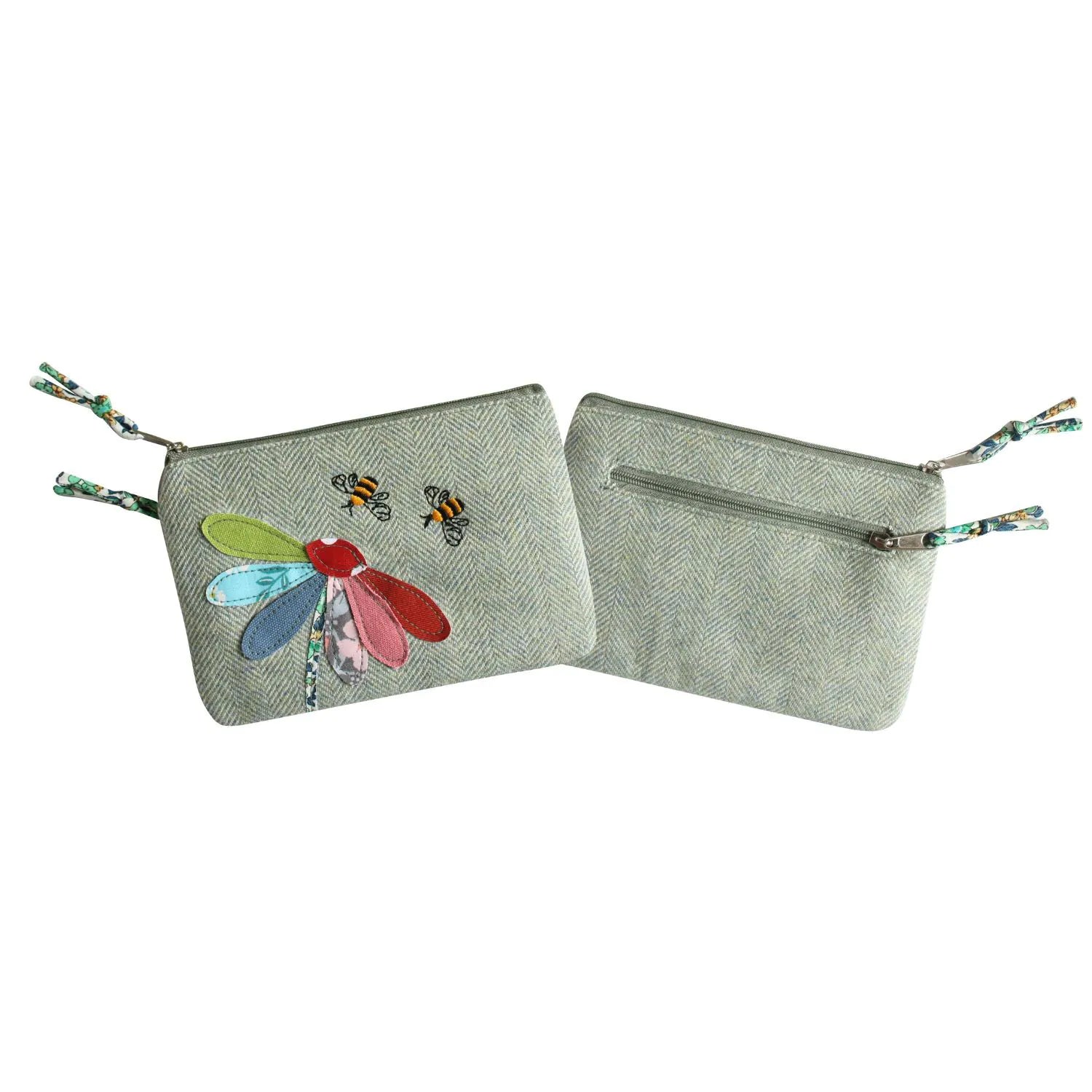 Earth Squared - Spring Herringbone Juliet Purse