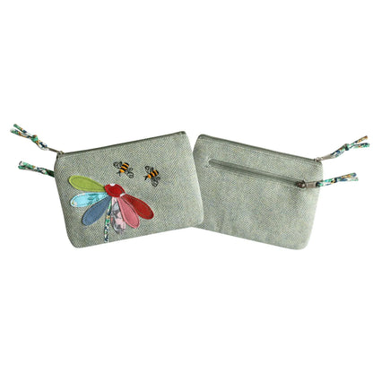 Earth Squared - Spring Herringbone Juliet Purse