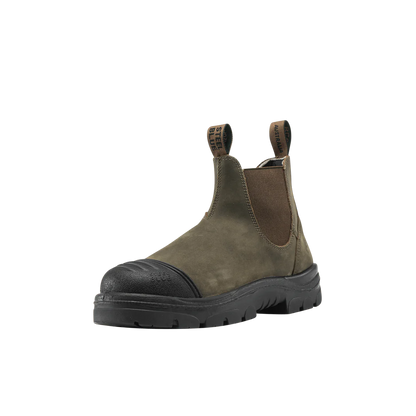 Steel Blue Hobart Scuff S3  Rustic Brown - 392601