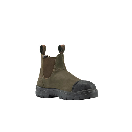 Steel Blue Hobart Scuff S3  Rustic Brown - 392601