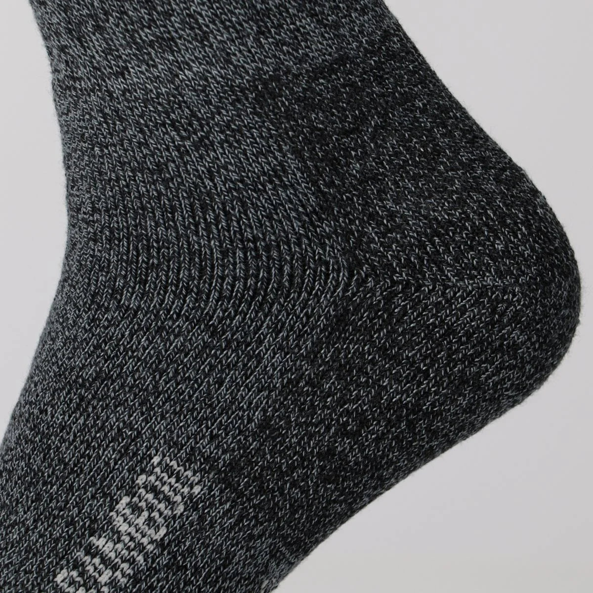 Steel Blue - Ease Bamboo Work Socks in Black