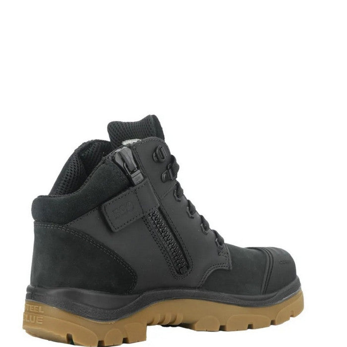 Steel Blue Parkes Zip Composite Scuff S3  Black Amber  -  398599