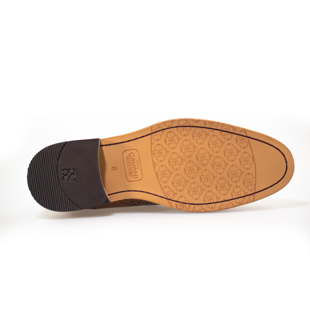 HOUSE OF CAVANI PORTER TAN CHELSEA BOOTS