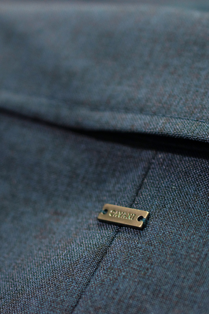 House of Cavani Brando Navy Blue Jacket OverCoat 3/4 Length with Soft Shell Inner Zip