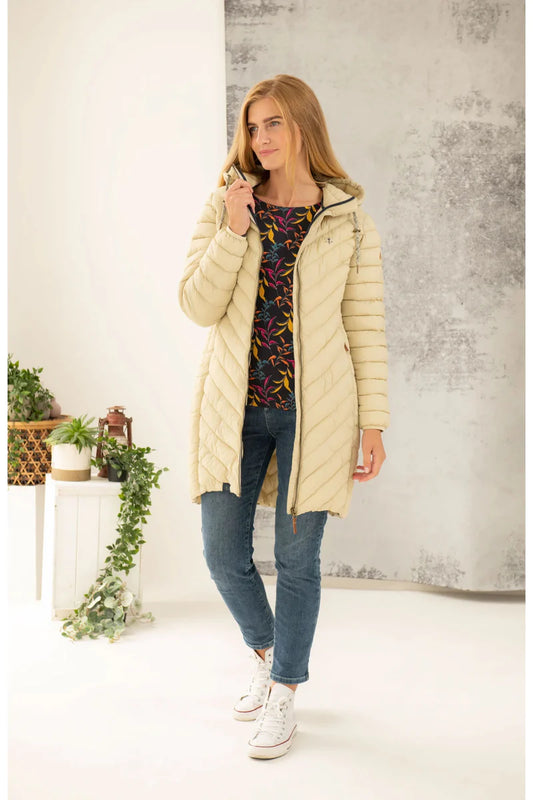 Lighthouse Laurel Coat in Almond