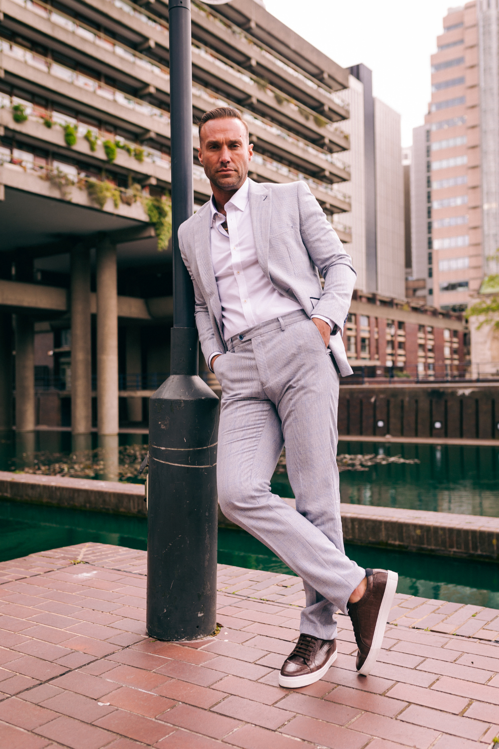The P22 Smart Sneaker, part of the all-new Cavani X Best collaboration. With its unique sole pattern and smooth design, you're sure to look your best in the P22 Smart Sneaker. TV personality, famous for his appearances on 'Ex on the Beach', 'Celebrity Big Brother' and so much more. Calum Best @ www.millscountrystore.com