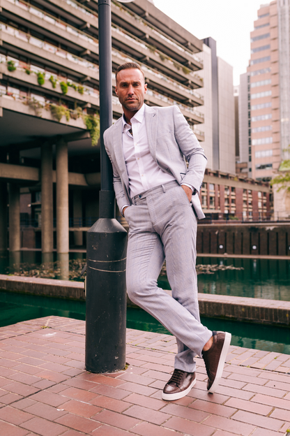 The P22 Smart Sneaker, part of the all-new Cavani X Best collaboration. With its unique sole pattern and smooth design, you're sure to look your best in the P22 Smart Sneaker. TV personality, famous for his appearances on 'Ex on the Beach', 'Celebrity Big Brother' and so much more. Calum Best @ www.millscountrystore.com