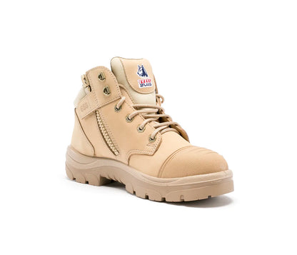 Steel Blue Parkes Zip Scuff S3 Sand - 392658