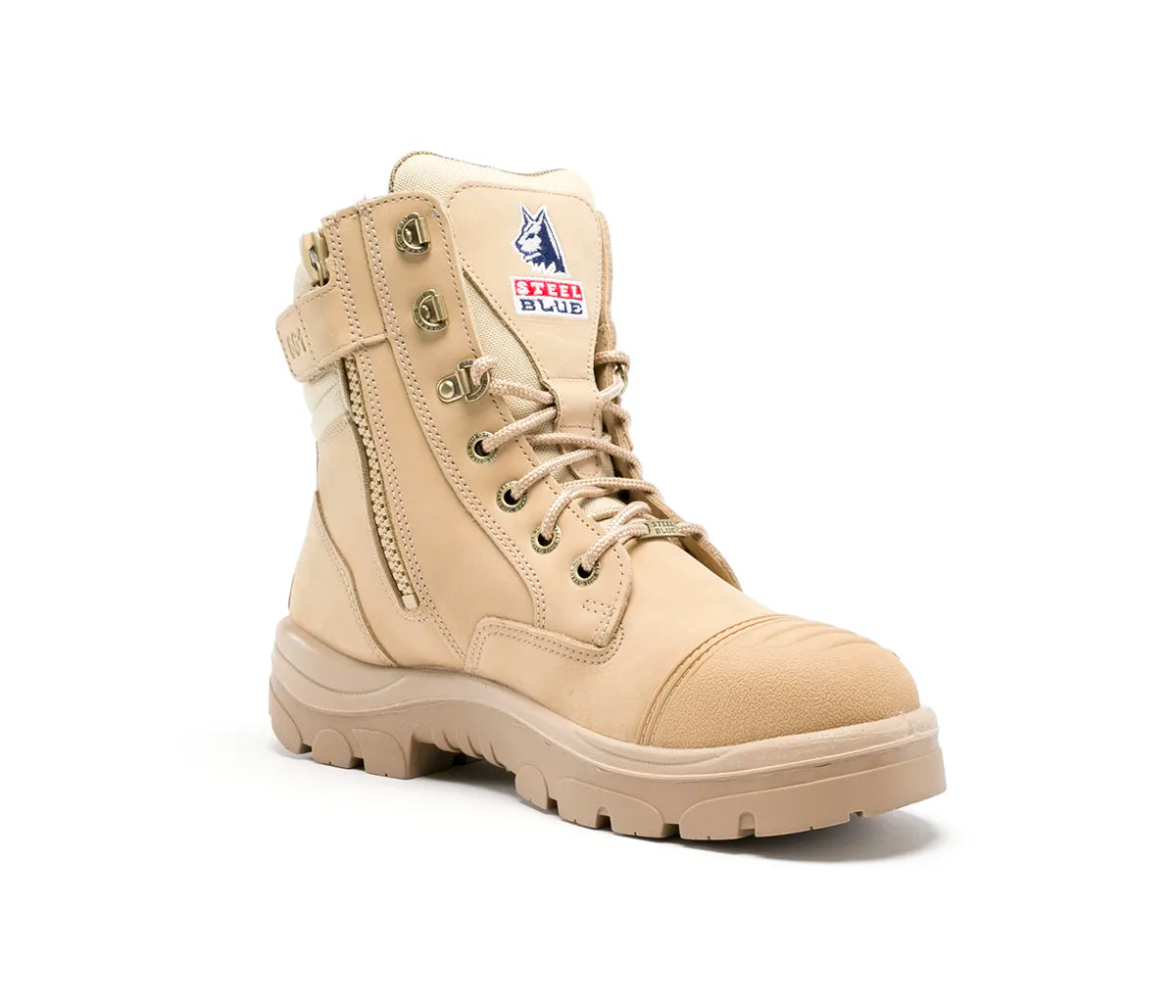 Steel Blue Southern Cross Zip Scuff S3  Sand  -  392661 @ Mills Country Store
