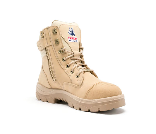 Steel Blue Southern Cross Zip Scuff S3  Sand  -  392661 @ Mills Country Store