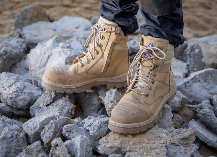 Steel Blue Southern Cross Zip Scuff S3  Sand  -  392661