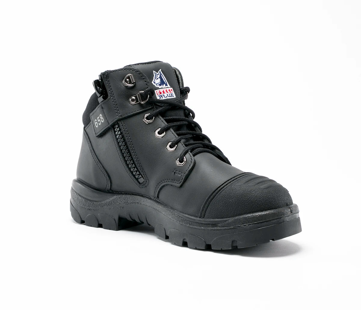 Steel Blue Parkes Zip Scuff S3  Black  -  392658