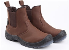 Xpert Defiant Safety Dealer Boots in Brown