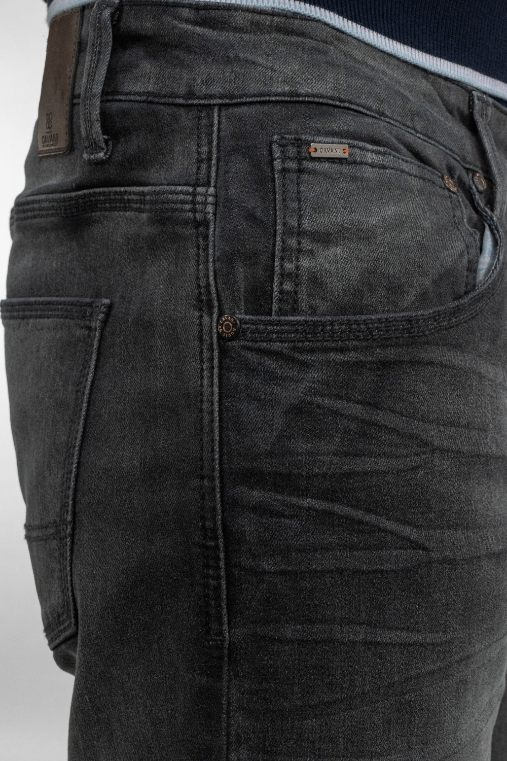Cavani Evans Slim Fit Jeans Grey