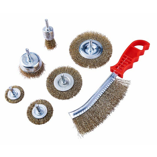 Amtech 7 Piece Wire Brush Set @millscountrystore.com