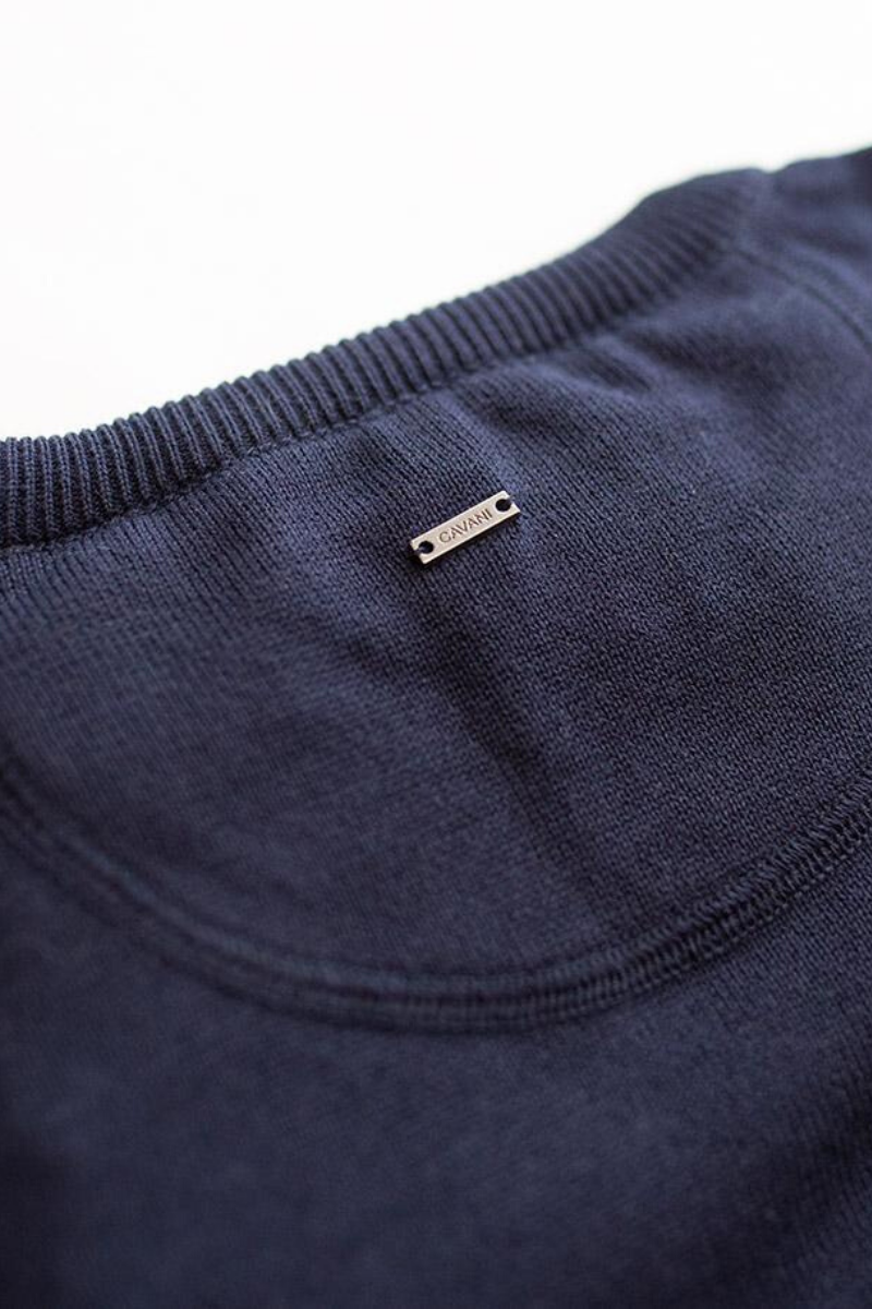 HOUSE OF CAVANI NAVY CREWNECK KNIT