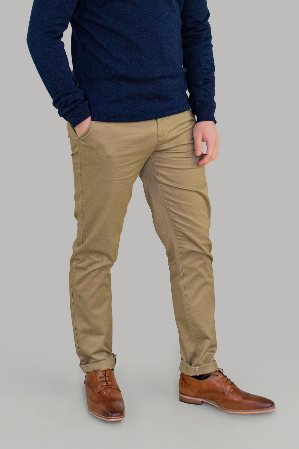House of Cavani Dakota Beige Stone Chino @ www.millscountrystore.com
