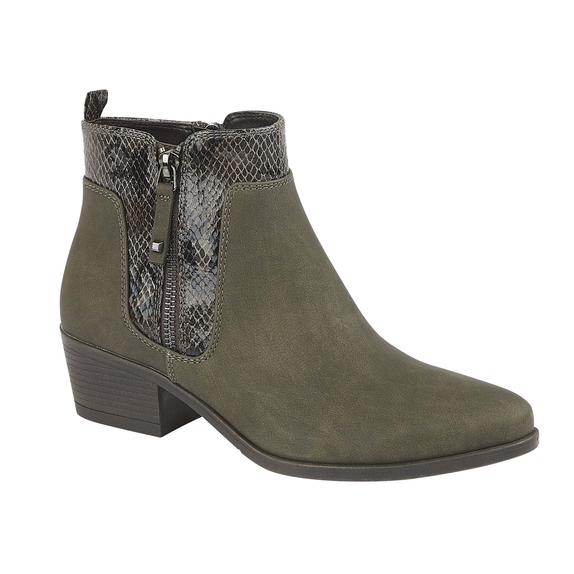 Ladies Amanda Olive Nubuck Boots @ millscountrystore.com