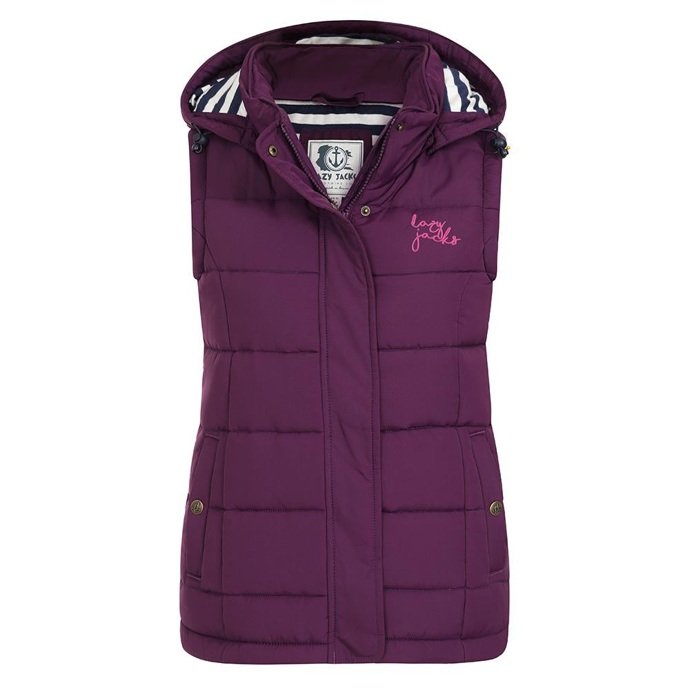 Lazy Jacks Ladies Padded Gilet