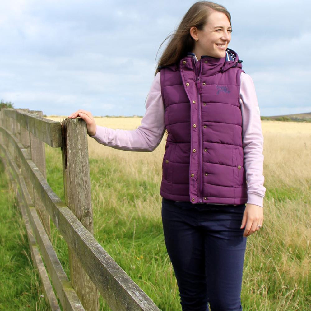 Lazy Jacks Ladies Padded Gilet