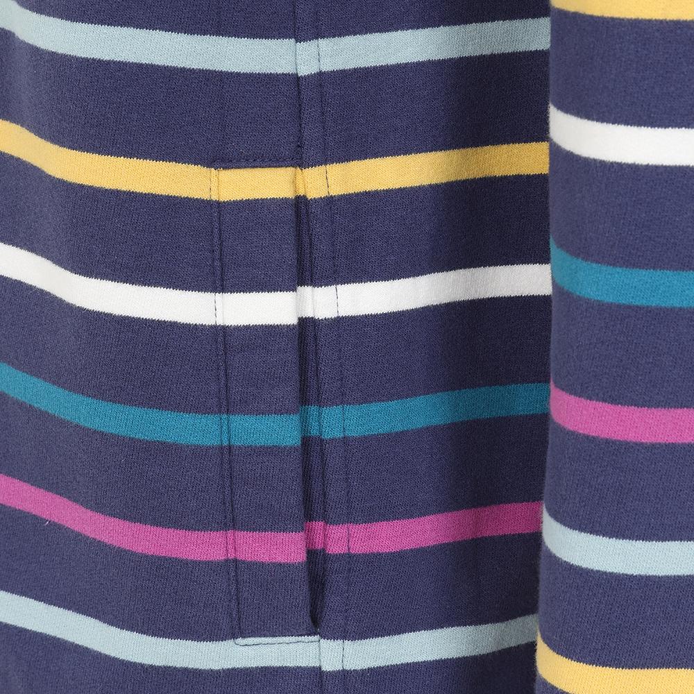 Lazy Jacks Ladies Full Zip Striped Sweatshirt LJ32