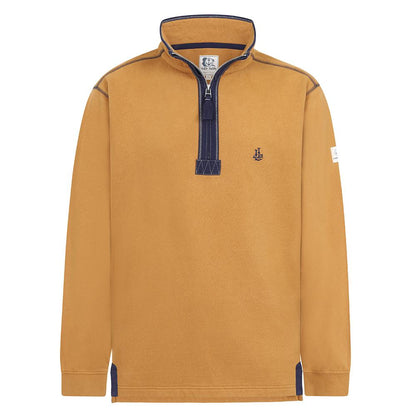 Lazy Jacks Mens Classic 1/4 Zip Plain Sweatshirt  - LJ40