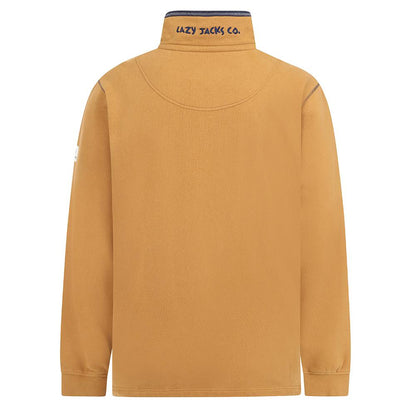 Lazy Jacks Mens Classic 1/4 Zip Plain Sweatshirt  - LJ40