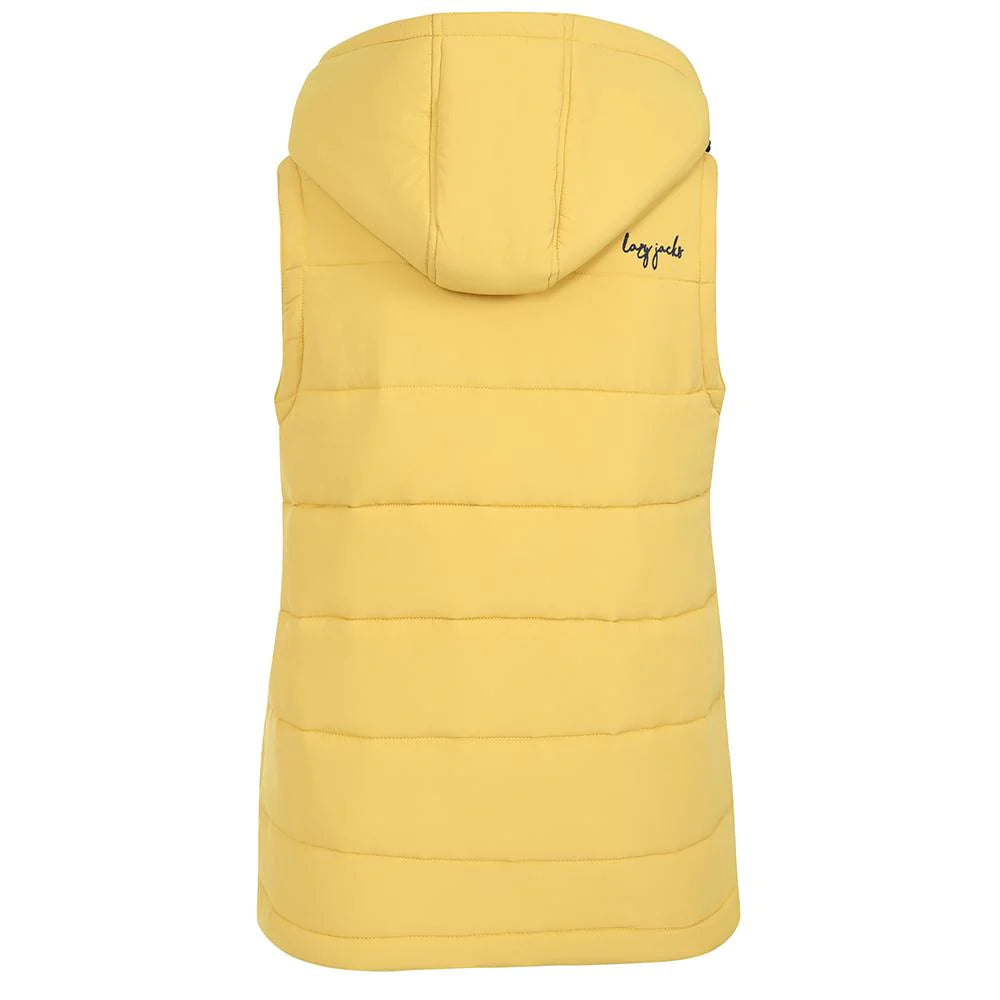 Lazy Jacks Ladies Heather Padded Gilet   - LJ29