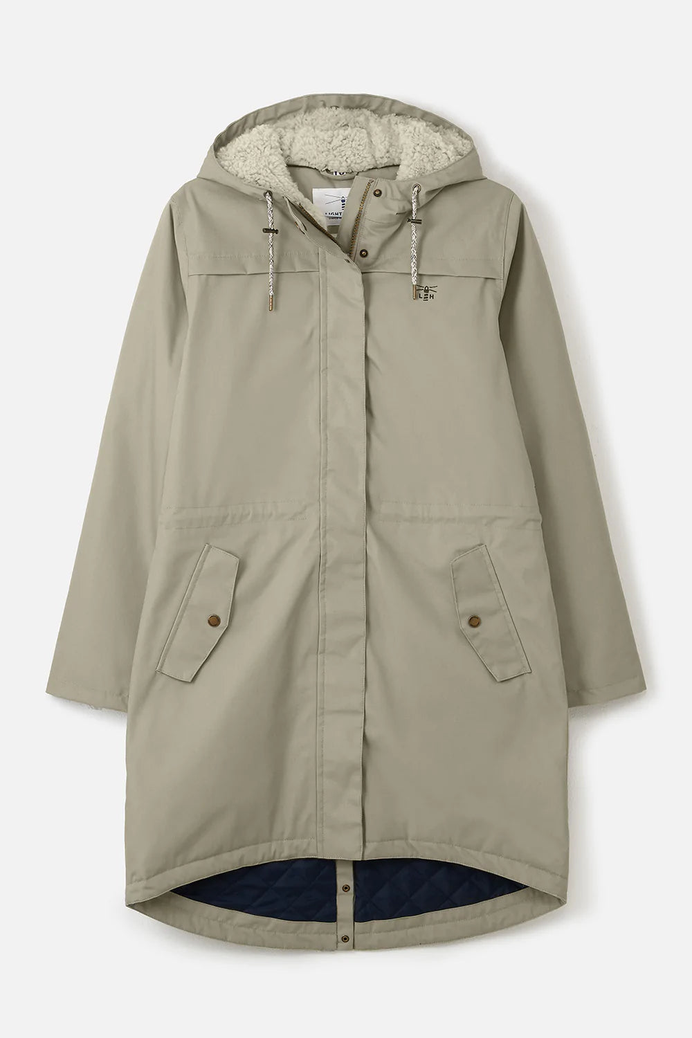 Lighthouse Abigail Brushwood Coat with Shearling fleece lining