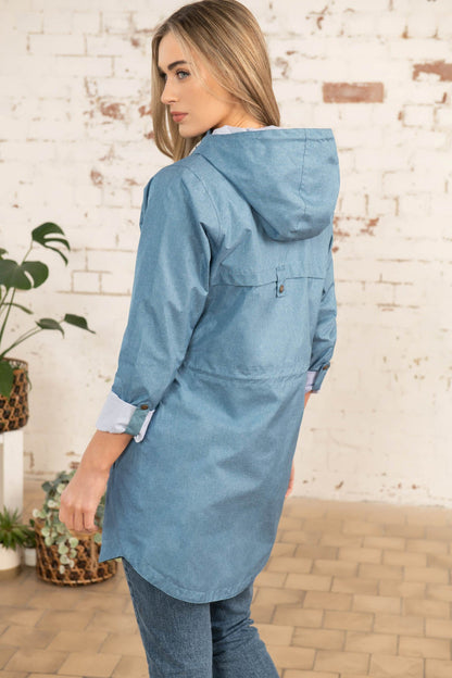 Lighthouse Ladies Alice Coat in Soft Teal