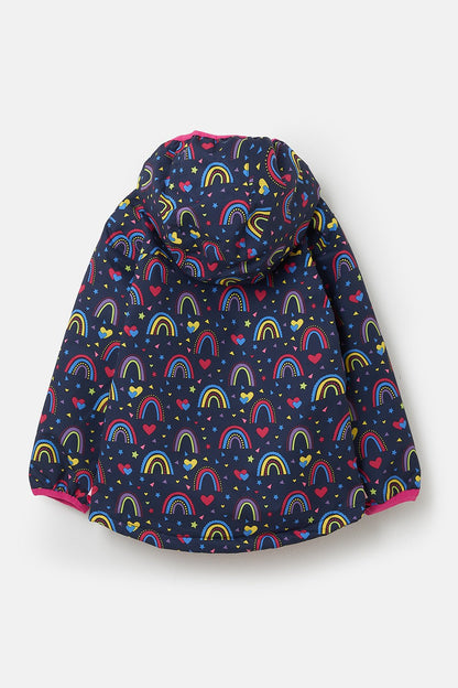 Lighthouse Girls Amelia Rainbow Print Coat