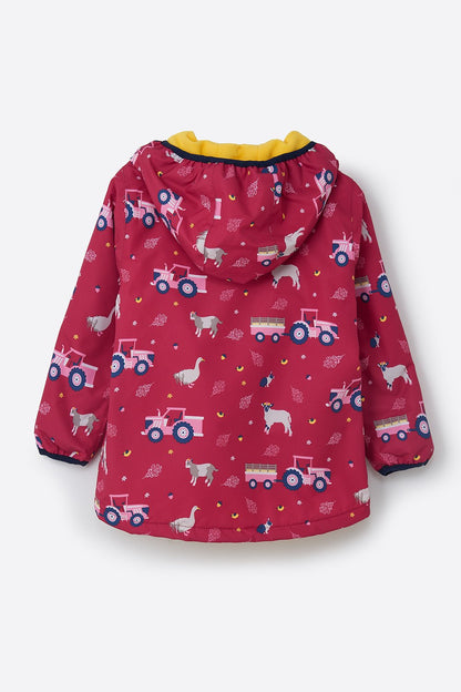 Lighthouse Girls Amelia Pink Farm Life Coat