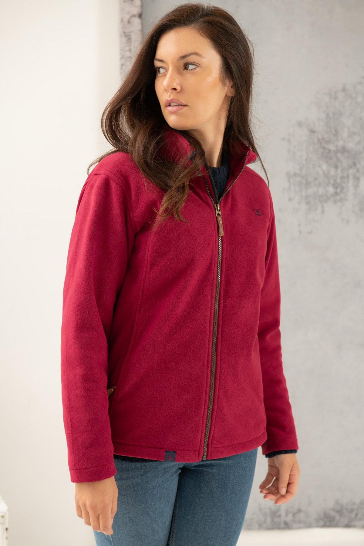 Lighthouse Ladies Ashby Waterproof Fleece in Berry