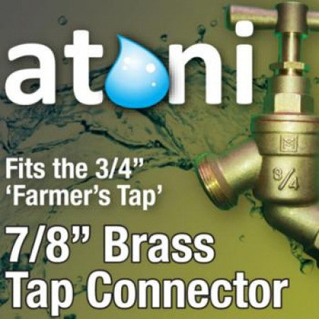 Atoni Brass 3/4" Inch Farmers Tap Connector