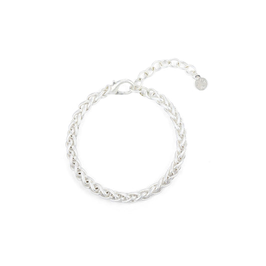 Spiga Link Bracelet Silver Plated - from Frinkle