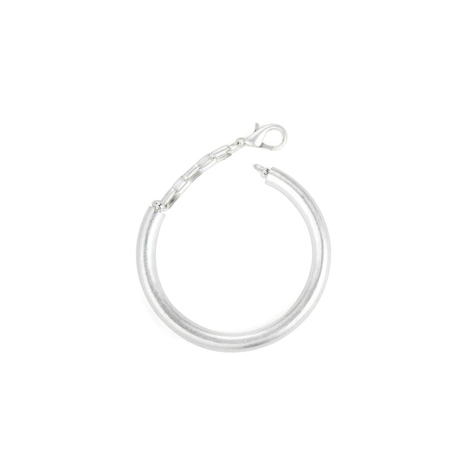 Shackle - Silver Bangle Bracelet - from Frinkle