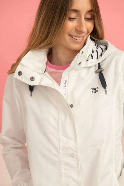 Lighthouse Ladies Beachcomber Jacket - Blanc @ Mills Country Store