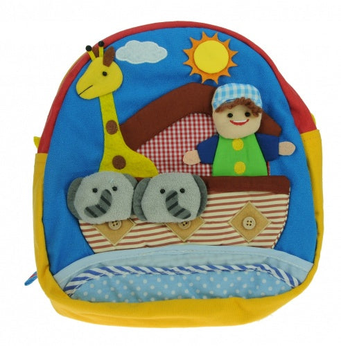 Toddlers Sensory Rucksack  Boy Ark & Animals