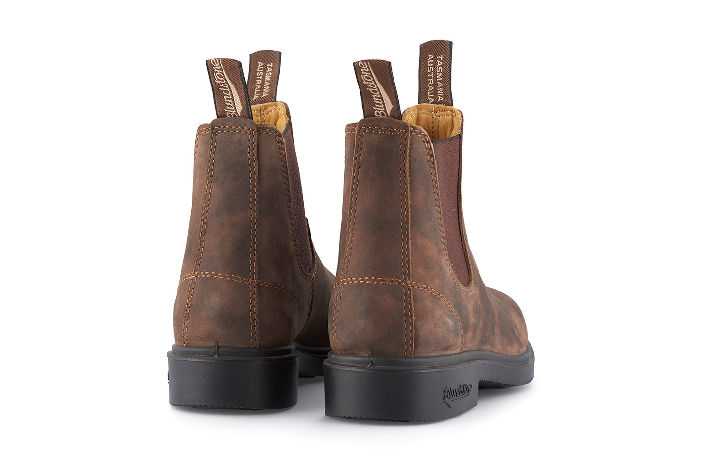 Blundstone Dress 1306 Rustic Brown/ Green Chelsea Boot