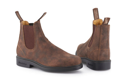 Blundstone Dress 1306 Rustic Brown/ Green Chelsea Boot