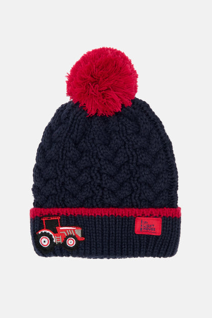 Lighthouse Children’s Bobbie Bobble Hat - Red Tractor