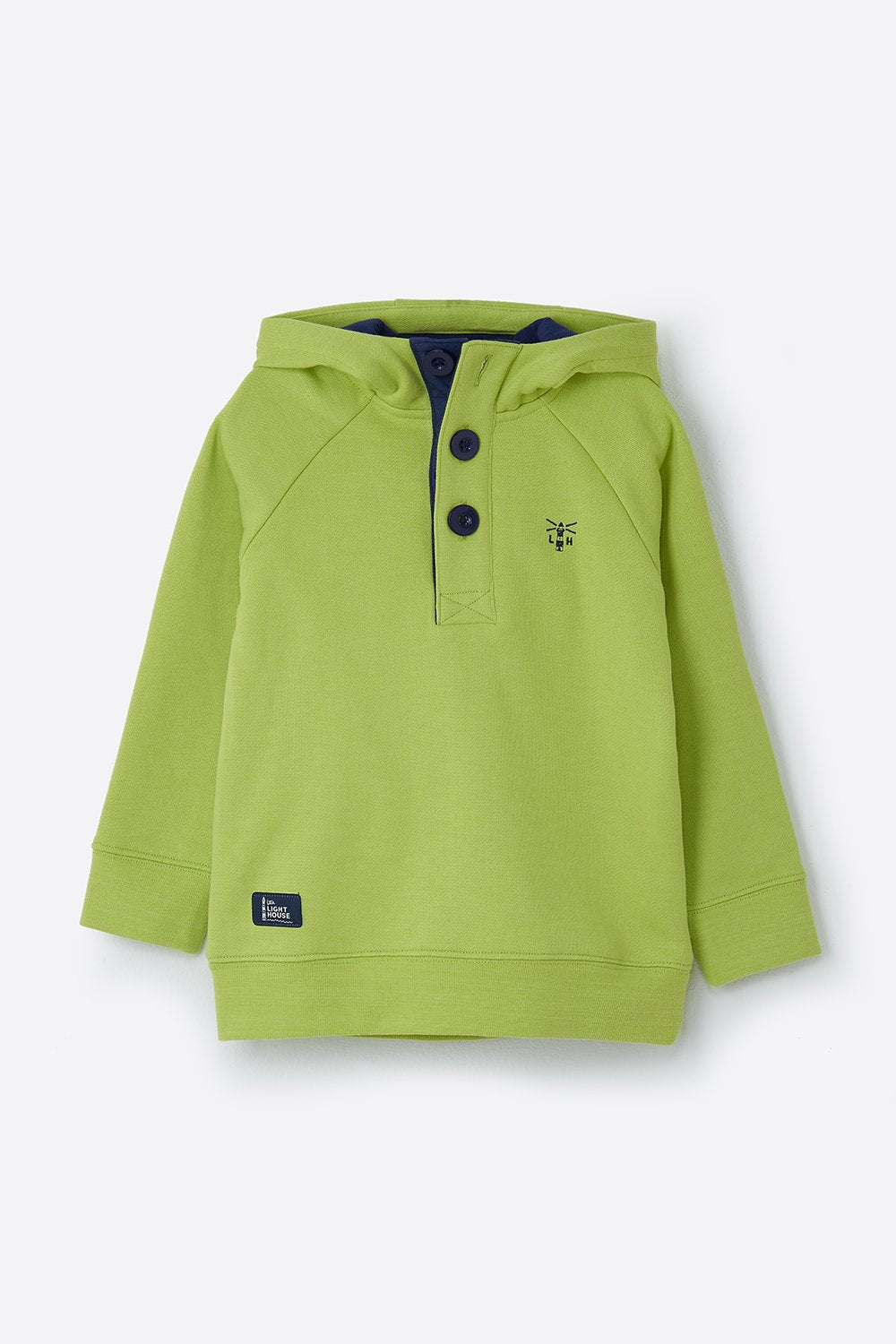 Lighthouse Jack Hoodie Lime @millscountrystore.com