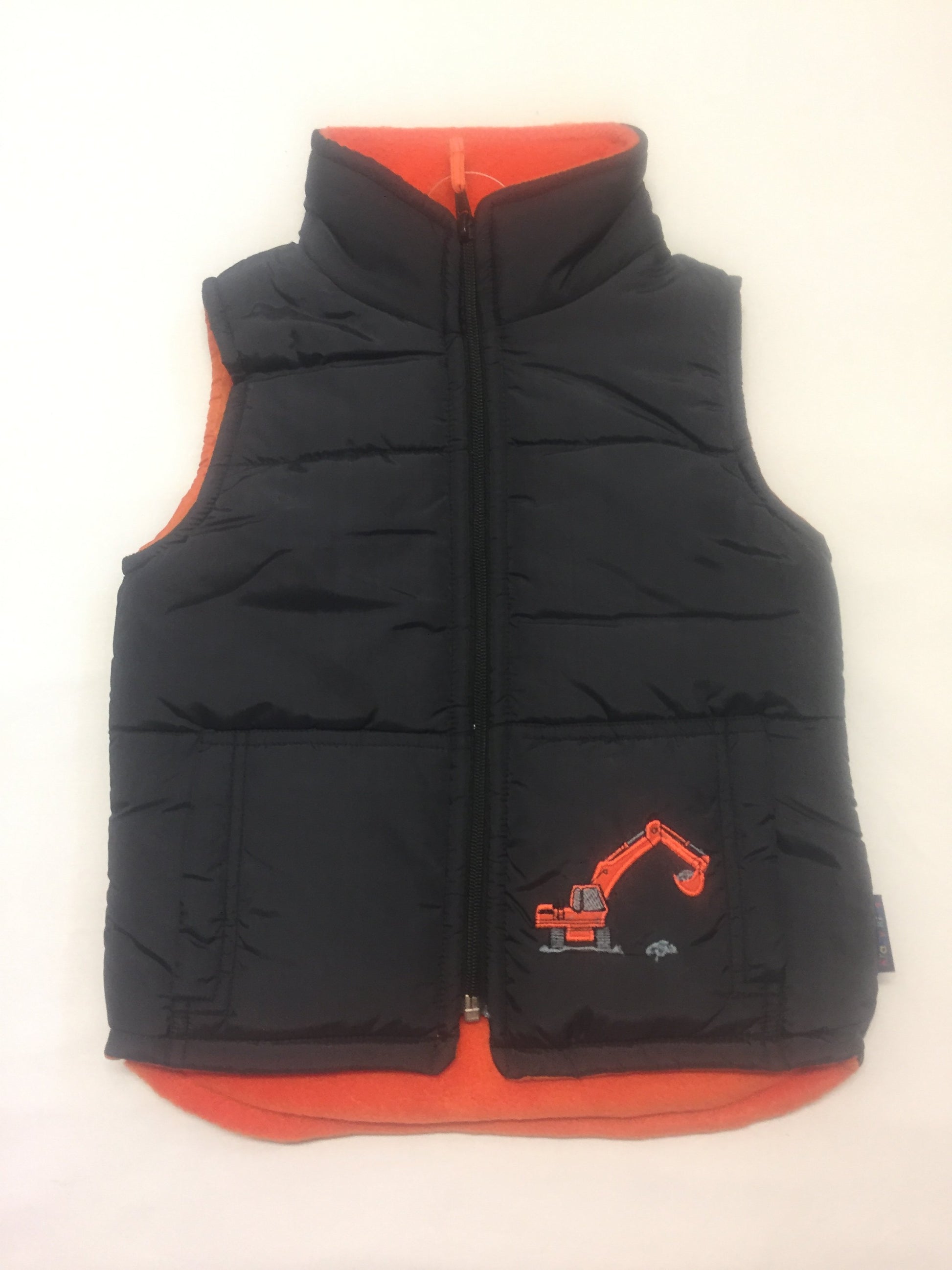 Boys' Digger Bodywarmer in Black