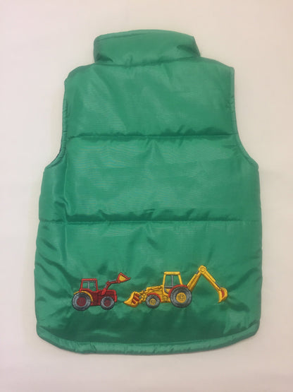 Boys' Digger Bodywarmer in Green