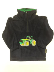 Boys' Green Tractor (John Deere) Fleece in Navy