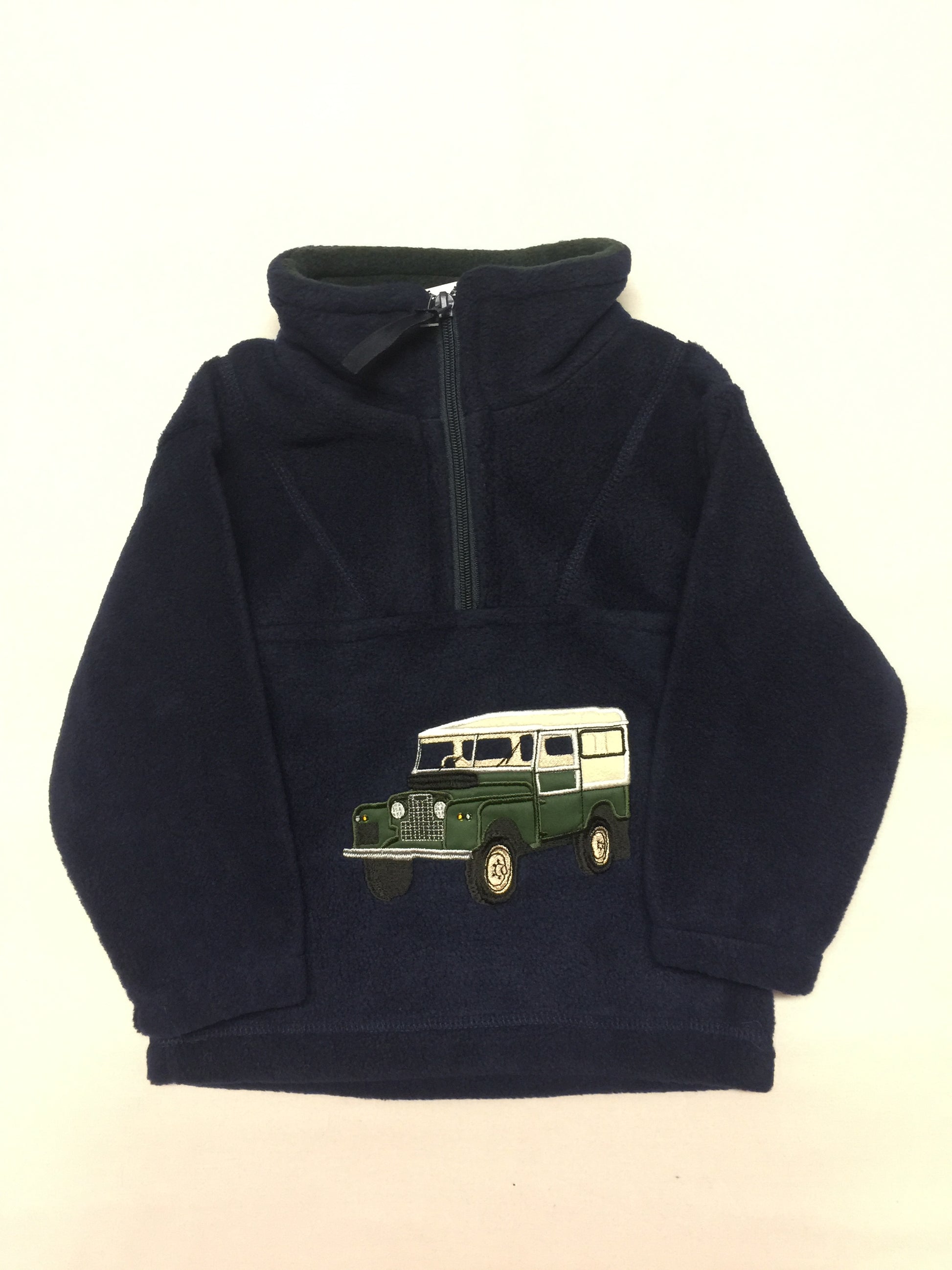 Boys Landrover Fleece in Navy