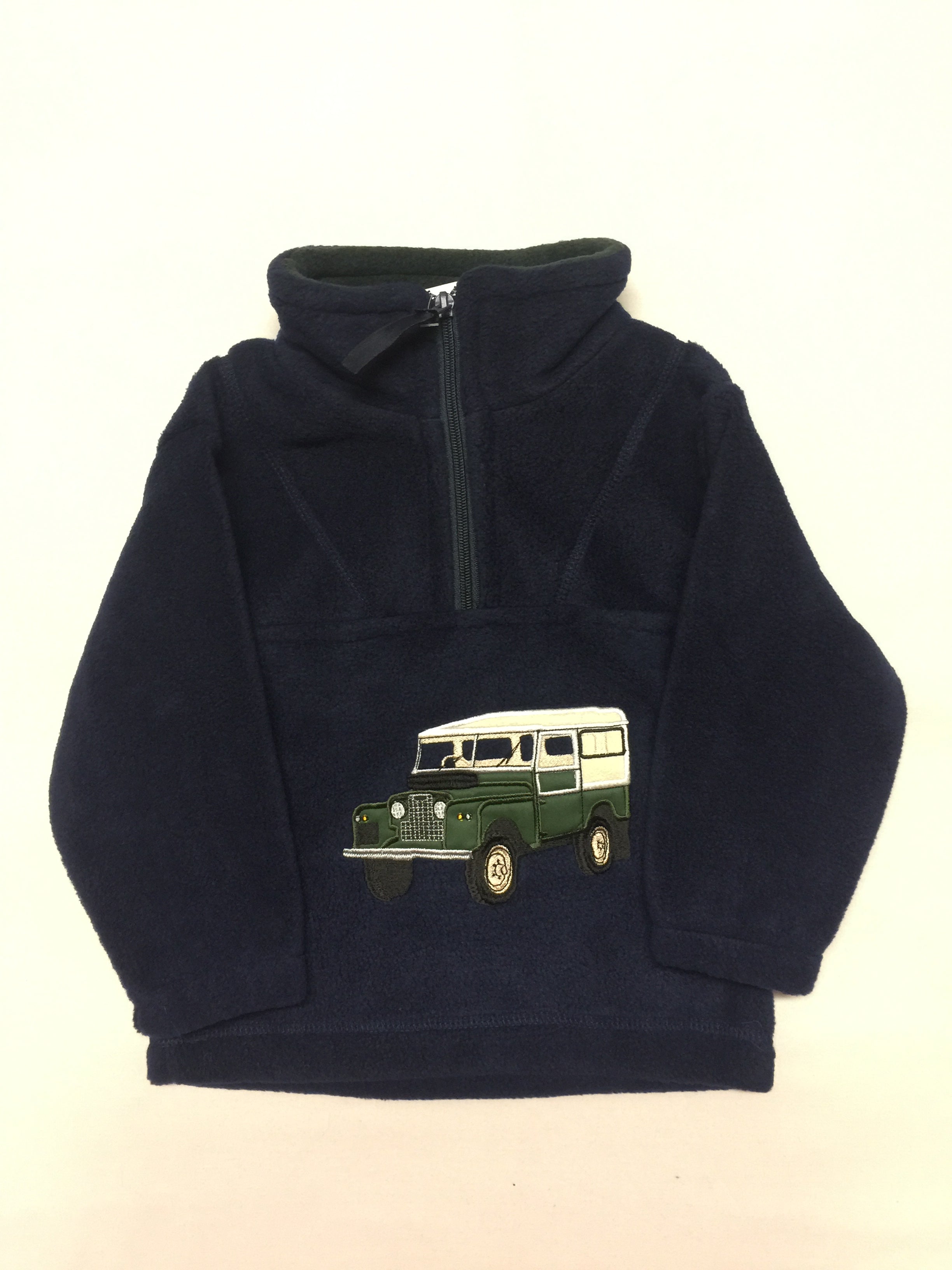 Boys Landrover Fleece in Navy