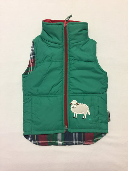 Boys' Sheep Bodywarmer in Green
