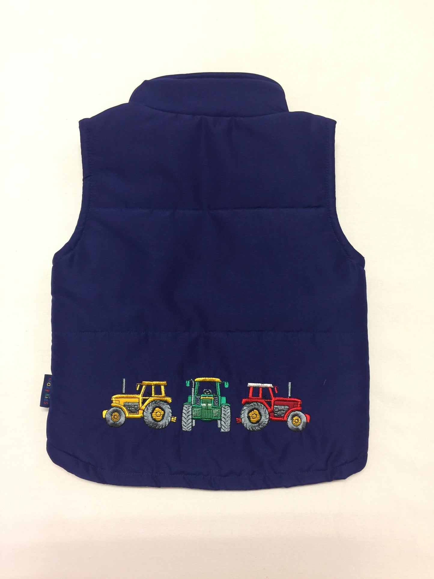Boys' Tractor Bodywarmer in Dark Blue