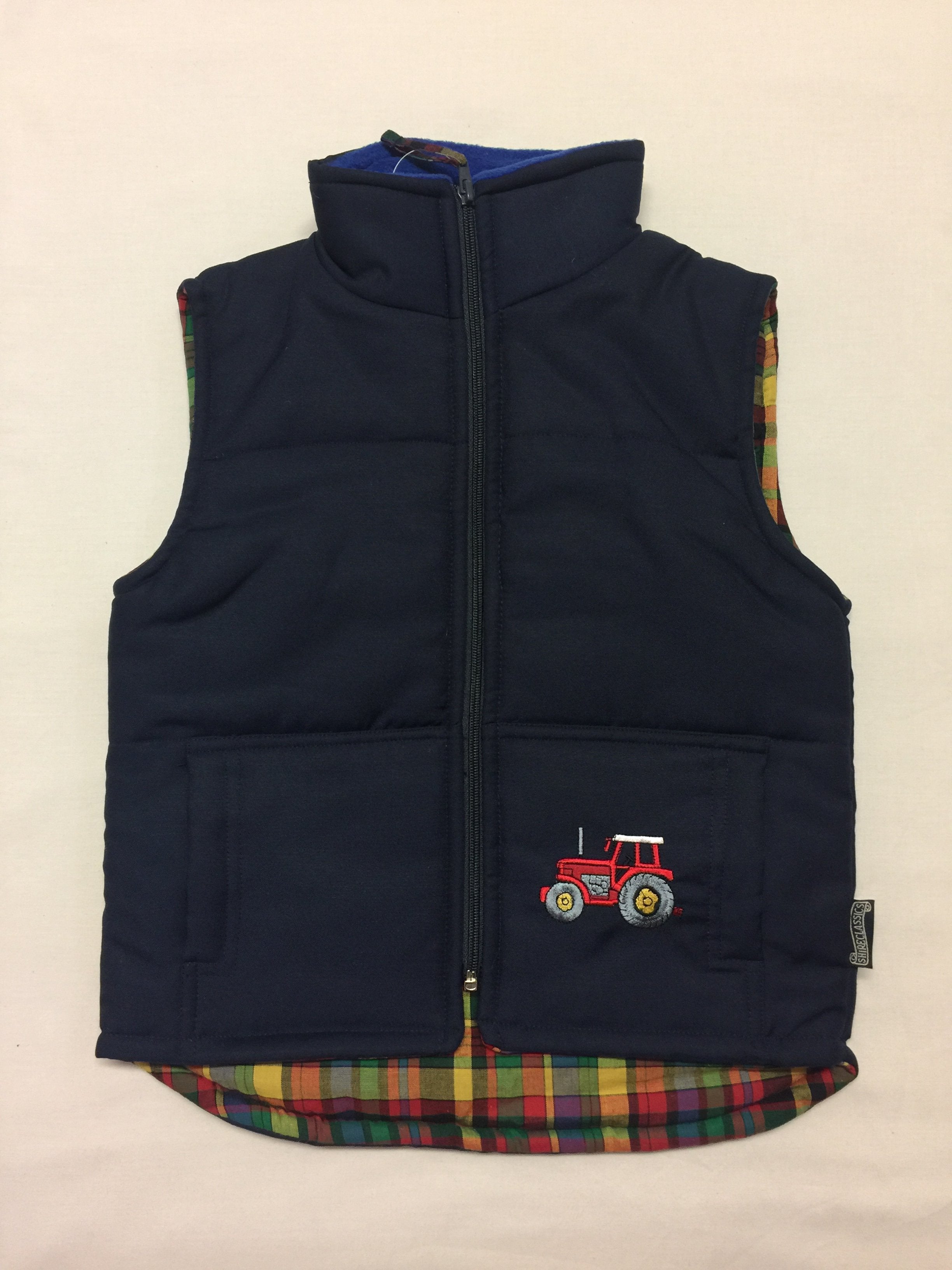 Boys' Tractor Bodywarmer in Navy